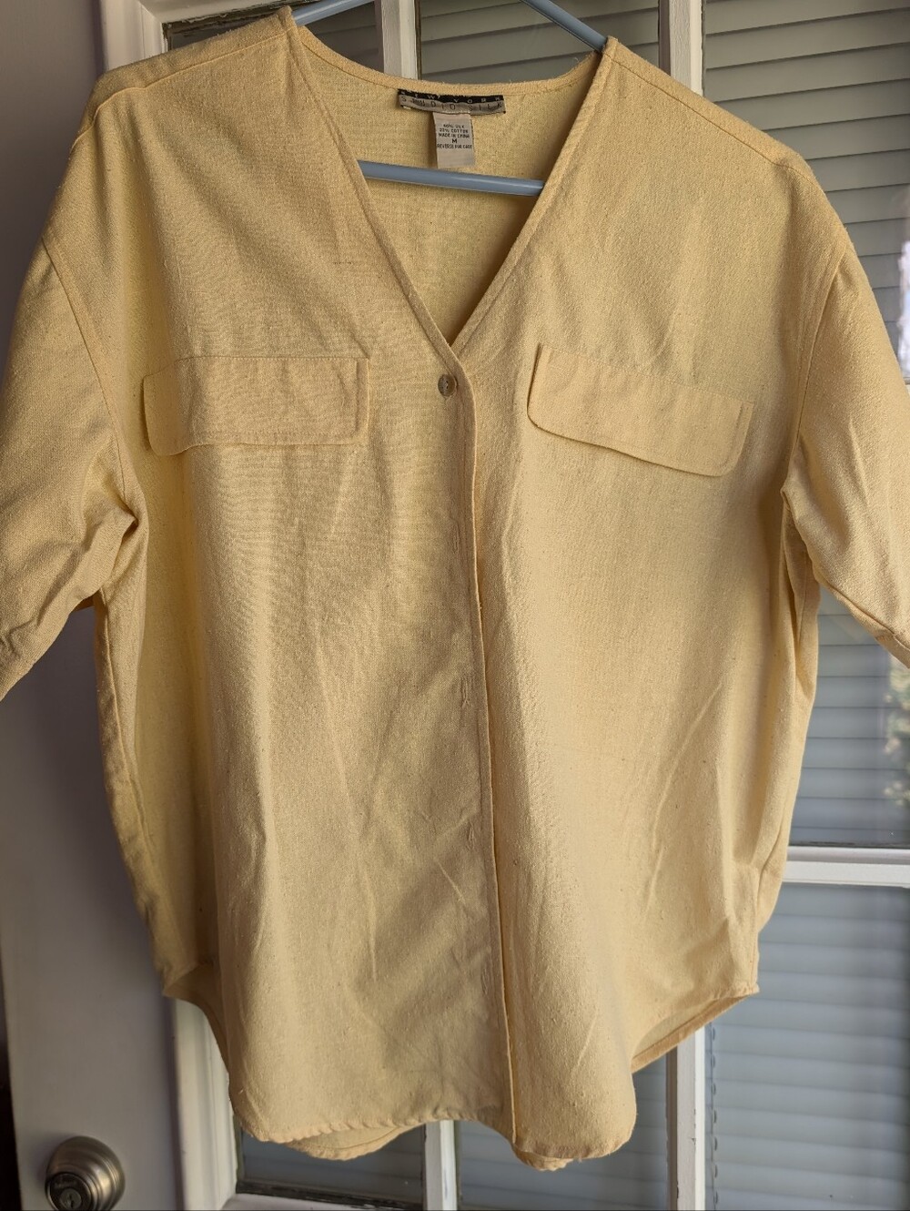 Silk Cotton Women's Shirt - M Studio Silk New York